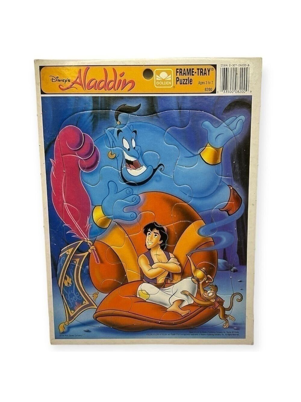 Disney Vintage Aladdin Frame Tray Puzzle